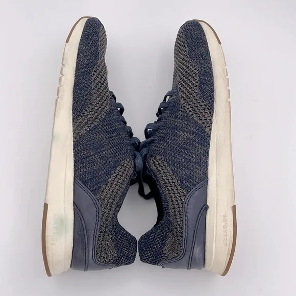 Cole Haan - men’s Grandpro Runner stitchlite low top sneakers navy/tan shoes 9‎