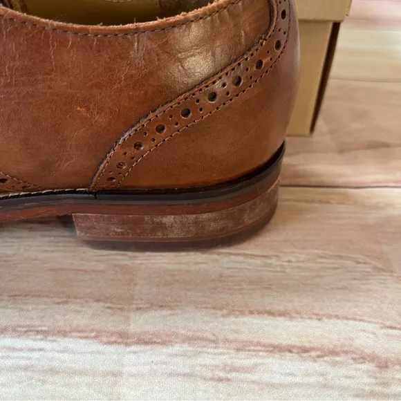 COLE HAAN Mens Shoes Sz. 10W‎  C12845 U I14  Grand OS Wingtip Leather Brown Wide