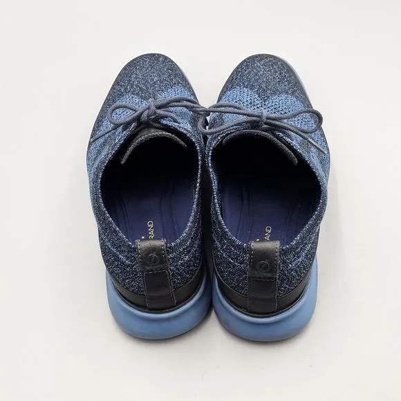 Cole Haan Men's Size 8 US GUC 2.Zerogrand Blue Stitchlite Laser Wing Oxfords