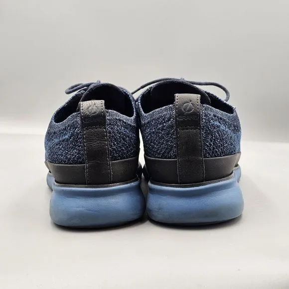 Cole Haan Men's Size 8 US GUC 2.Zerogrand Blue Stitchlite Laser Wing Oxfords