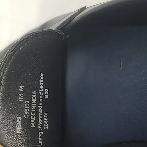 Cole Haan  MensSize 11.5  Medium Shoes Black LeatherSlip On Penny Loafer