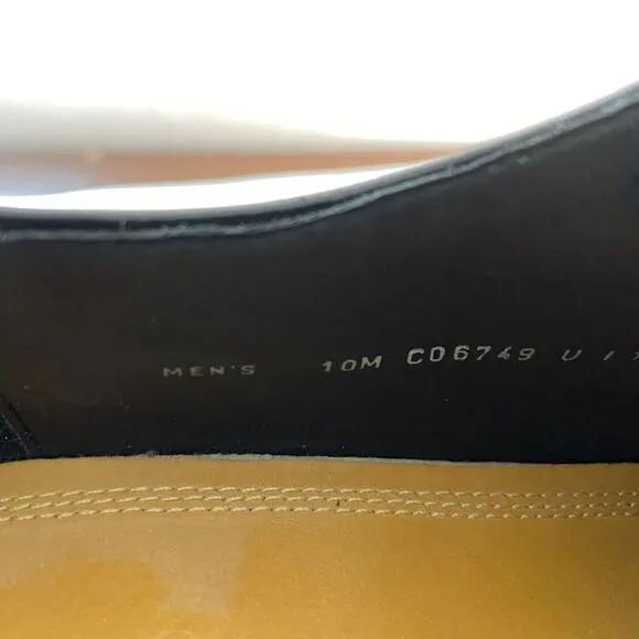 Cole Haan NikeAir Shoes Men 10M Black Leather Dress Classiccore Old Money