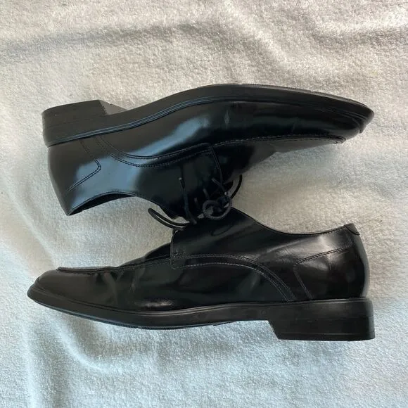 Cole Haan NikeAir Shoes Men 10M Black Leather Dress Classiccore Old Money