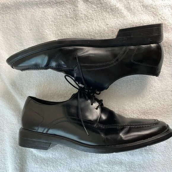 Cole Haan NikeAir Shoes Men 10M Black Leather Dress Classiccore Old Money