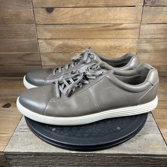 Cole Haan Grand Os Mens Size 11.5 M Crosscourt II Shoes Lace Up Leather Brown