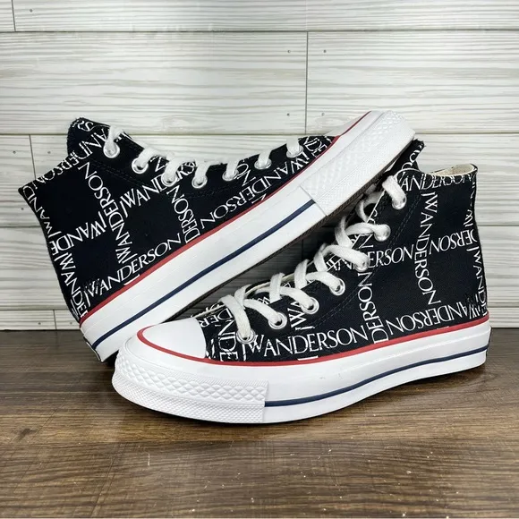 Converse Chuck 70 Hi Top J.W. Anderson‎ Grid Black Shoes - M 4.5 - W 6.5