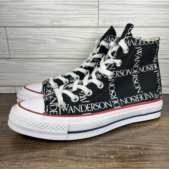 Converse Chuck 70 Hi Top J.W. Anderson‎ Grid Black Shoes - M 4.5 - W 6.5