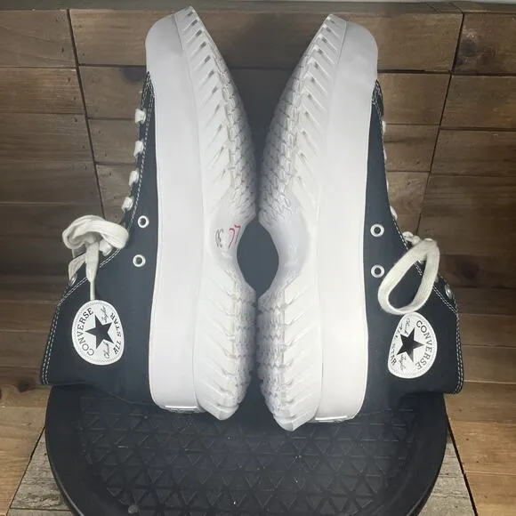 Converse Chuck Taylor Lugged 2.0 Womens Size 10.5 Sneaker Black Top Shoes
