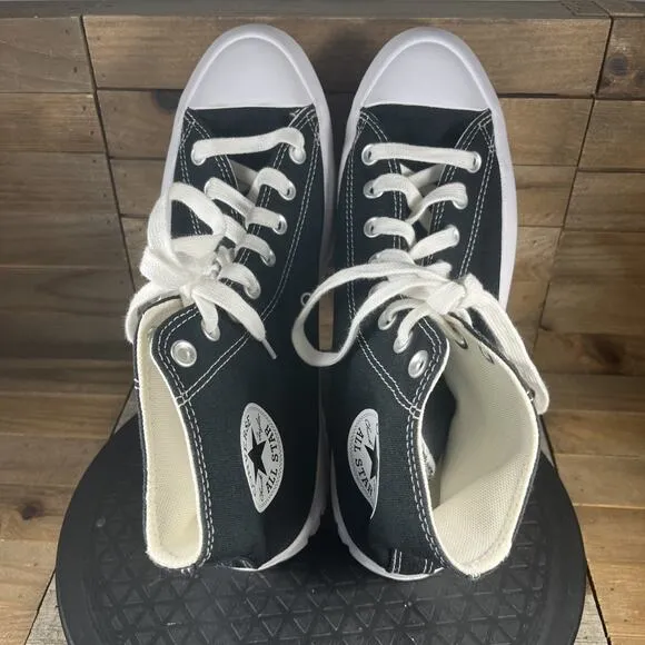Converse Chuck Taylor Lugged 2.0 Womens Size 10.5 Sneaker Black Top Shoes