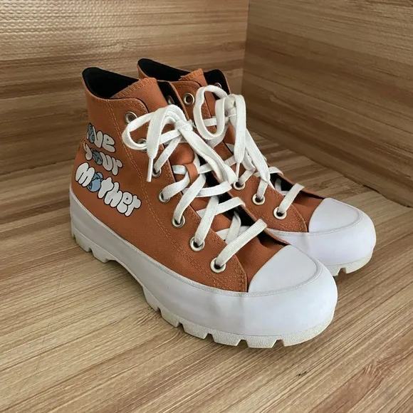 Converse CTAS Lugged Hi Love Your Mother Earth Women's Size 7 Shoes