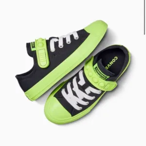 CONVERSE Kids All Star Bubble Strap Easy-On Brights Shoes Sneakers Sz 3 Youth