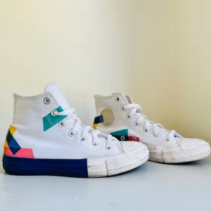 Converse Limited edition multicolor ankle shoes Size W 6 M 4