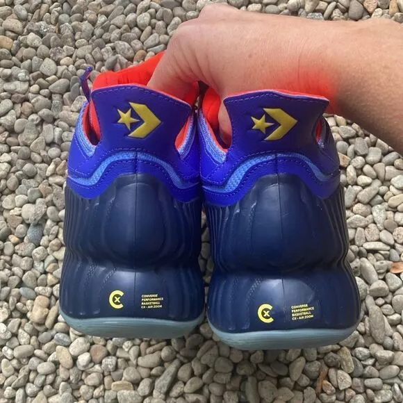 Converse Men All Star BB Prototype Limited CX Mid Blue Basketball Shoes Size 9.5