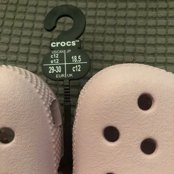 CROCS LITTLE KIDS CLASSIC CLOG SHOES SIZE C12