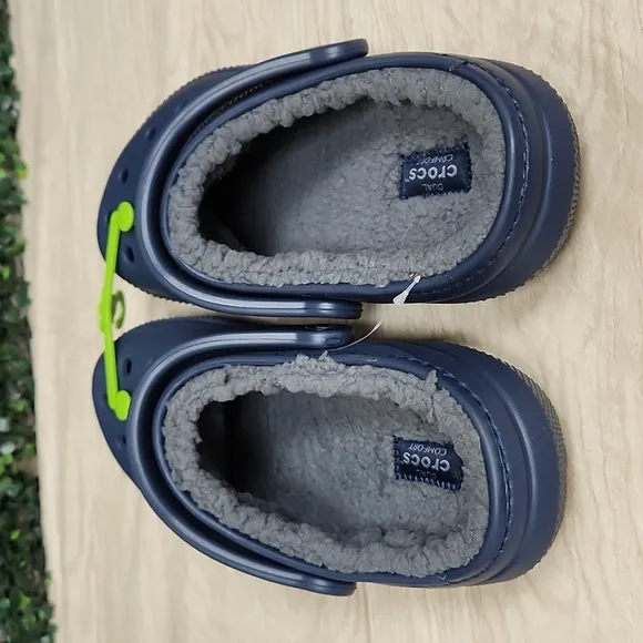 CROCS Navy Blue Water Shoes with Breathable Design and Heel Strap