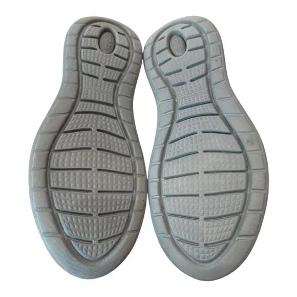 CROCS LiteRide Men's 204967 Black Gray Lace-up Tennis Shoes Sneakers 8