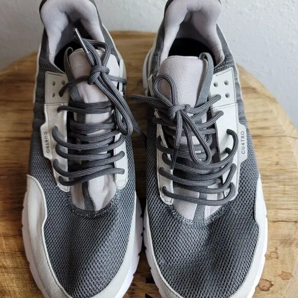 Cu4tro striker gray on gray sneakers