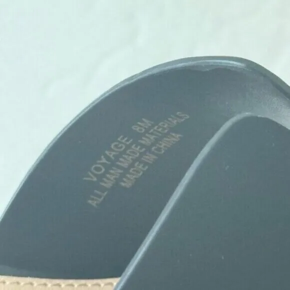 CUSHIONAIRE Voyage slide sandal Memory Foam Black Shoes Sz. 8M