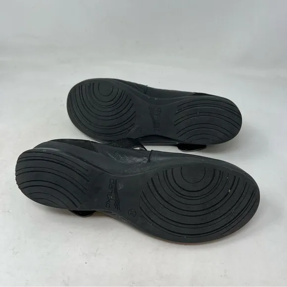 Dansko Audrey Black Mary Jane nappa leather shoes size 36 US 5.5-6
