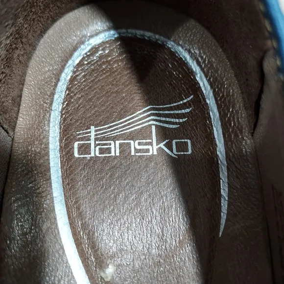 Dansko blue Mathilda mary jane shoes 38