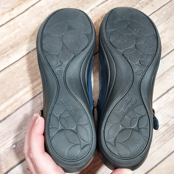 Dansko blue Mathilda mary jane shoes 38