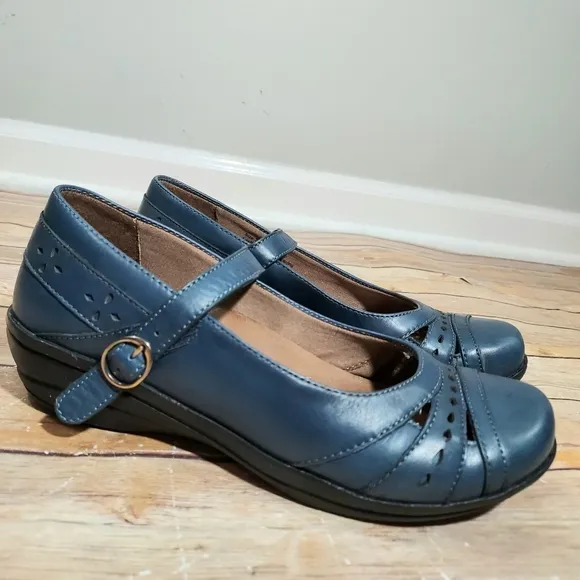 Dansko blue Mathilda mary jane shoes 38