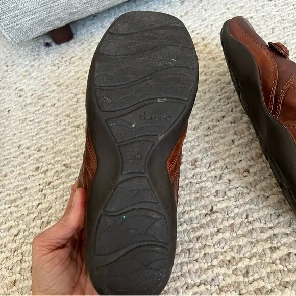 Dansko Carol Leather Slip On Shoes