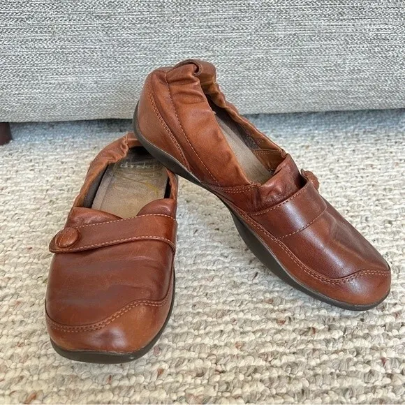Dansko Carol Leather Slip On Shoes