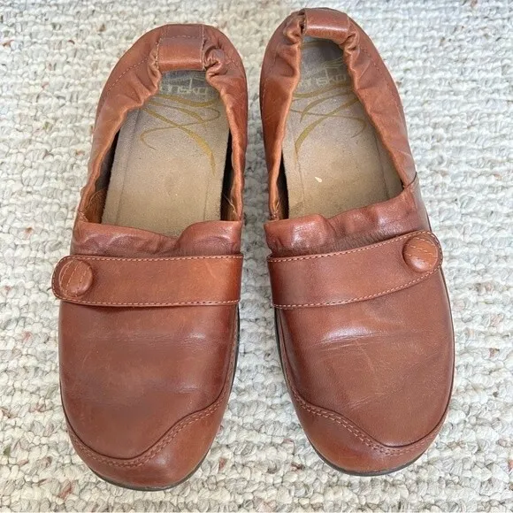 Dansko Carol Leather Slip On Shoes