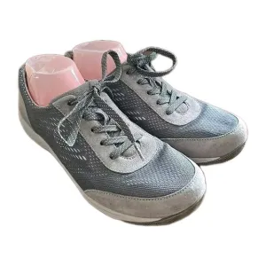 Dansko Hayes 4515201020 Gray Leather Low Top Sneakers Comfort Shoes Womans Sz 41
