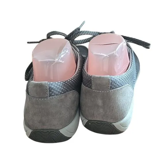 Dansko Hayes 4515201020 Gray Leather Low Top Sneakers Comfort Shoes Womans Sz 41