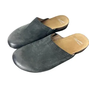 Dansko Robbie Slip On Mule Clogs Shoes Nubuck Leather Women 41/ US 11-11.5 Boho