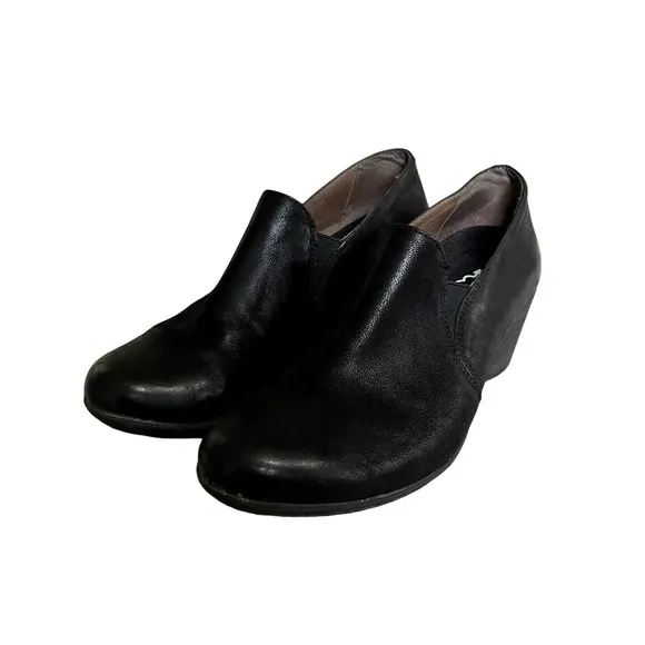 Dansko Robin Shoe In Black Burnished Nubuck Leather Size EU 40 (US 10)