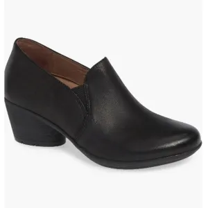 Dansko Robin Shoe In Black Burnished Nubuck Leather Size EU 40 (US 10)