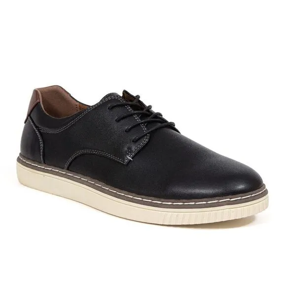 Deer Stags Men's Oakland Dress Fashion Sneaker in Black