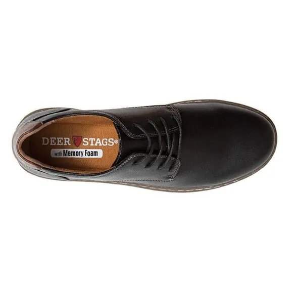Deer Stags Men's Oakland Dress Fashion Sneaker in Black