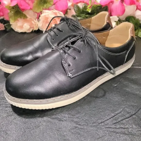 Deer Stags Men's Oakland Dress Fashion Sneaker in Black