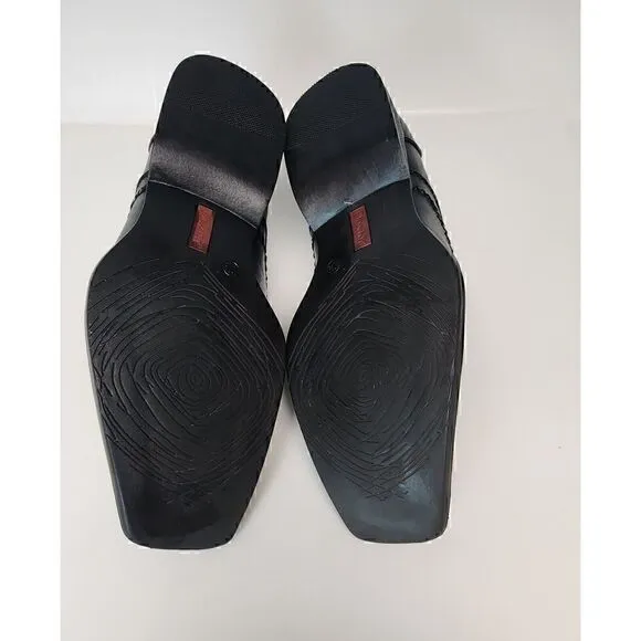 Dexter Comfort Men's Black Leather MEMORY FOAM Loafer Size 10.5