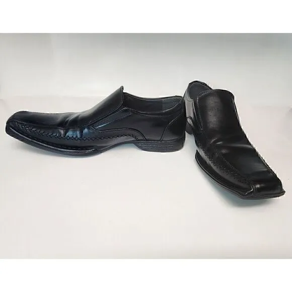 Dexter Comfort Men's Black Leather MEMORY FOAM Loafer Size 10.5