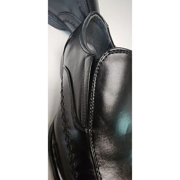 Dexter Comfort Men's Black Leather MEMORY FOAM Loafer Size 10.5