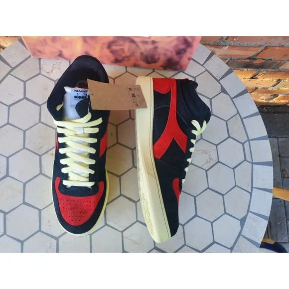 Diadora X Men 97 Magic Basket Low Phoenix Black Red Marvel New w/Box Size 10.5