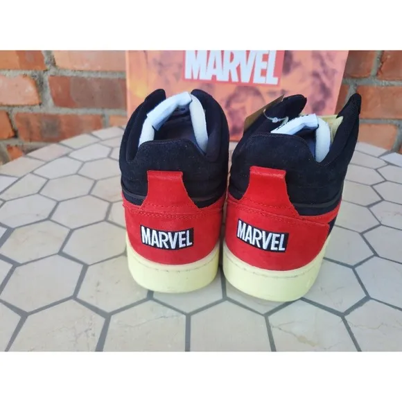 Diadora X Men 97 Magic Basket Low Phoenix Black Red Marvel New w/Box Size 10.5
