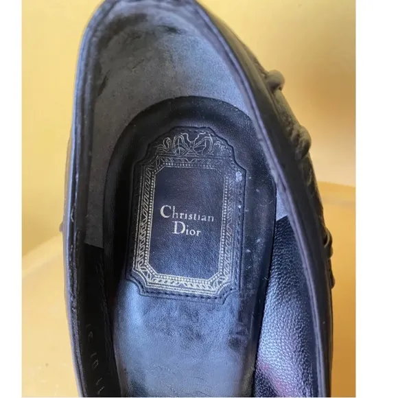 Dior Black Leather Women's Heels