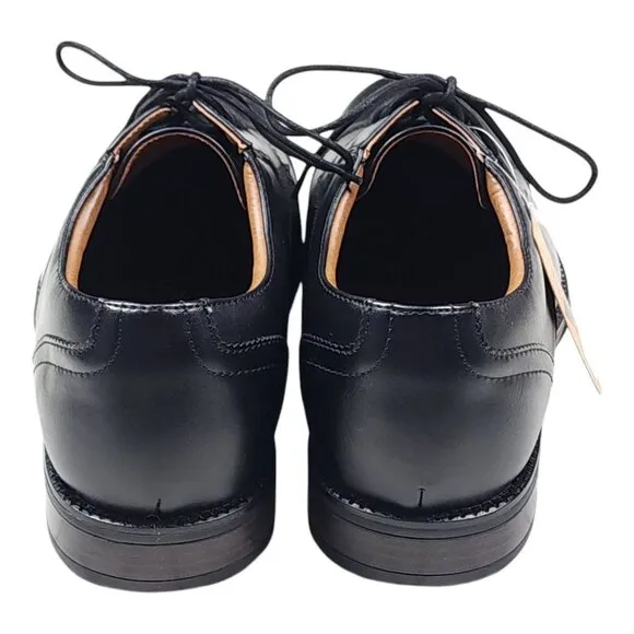 Dockers Comfort Flex Oxford Dress Shoes Cap Toe Mens Size 10W Black Grippy Sole