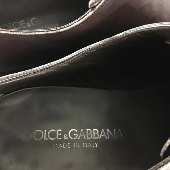 Dolce &amp; Gabbana Shoes Mens Sz 9 👉lace marks👈‎