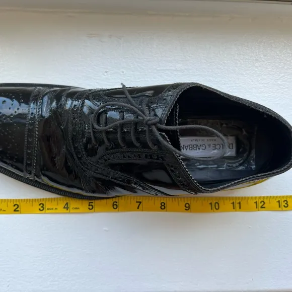 🇮🇹🇮🇹Dolce&amp;Gabanna tuxedo wing tip shoes