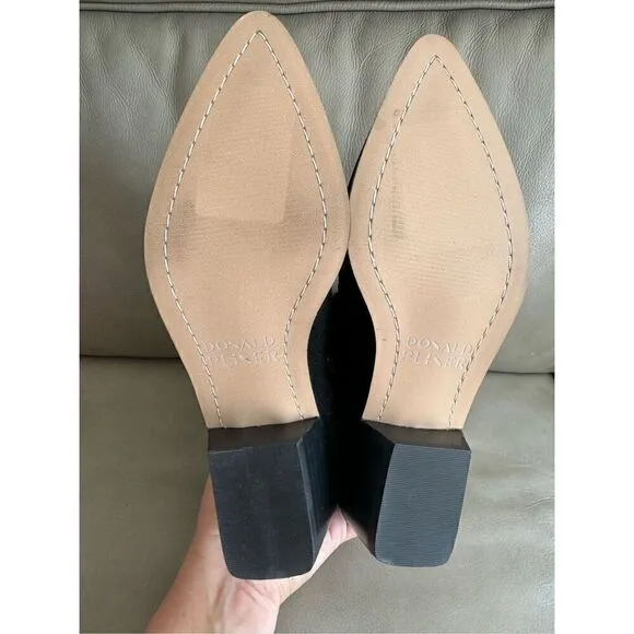 DONALD PLINER Gazzi NWOB Black Suede Ankle Bootie