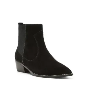 DONALD PLINER Gazzi NWOB Black Suede Ankle Bootie