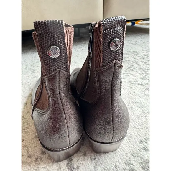 DONALD PLINER Gazzi NWOB Brown Leather  Suede Ankle Bootie