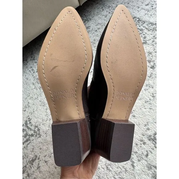 DONALD PLINER Gazzi NWOB Brown Leather  Suede Ankle Bootie